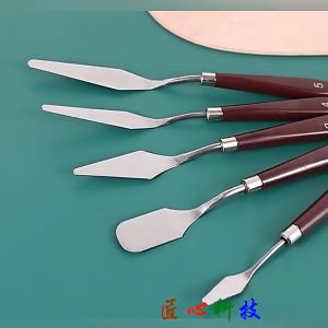 Promosi! Set Isi 5 Spatula Lukis Painting Knife Pisau Palet Lukis