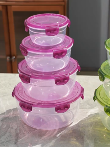 AOJN ชุดภาชนะเก็บอาหารพลาสติกสำหรับไมโครเวฟและแช่แข็งในครัวเรือน