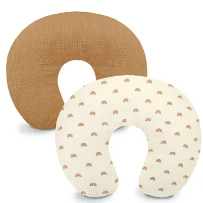 Breastfeeding Pillowcase Anti-regurgitation Lumbar Support Cotton 1pc