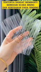 Penahan Pintu Silikon Ganjalan Pengaman Dinding Tembok Peredam Suara Benturan Serbaguna Door Holder Noise Reduction Wall Protection