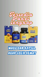 Kapsul Gemuk Badan Isi 60: Penggemuk Badan Ampuh NAiK 5-15 KG BPOM Tanpa Efek Samping Obat Herbal Penambah Berat Badan