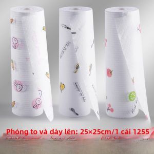 Khăn Lau Nhà Bếp Khăn Lau Bát Đĩa Khăn Lau Một Lần Thấm Hút Dầu Mỡ Khăn Lau Bàn Khăn Lau Nhà Vệ Sinh Chất Liệu Cotton