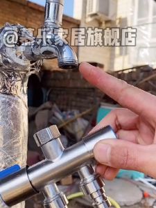 ก๊อกน้ำ 3 ทาง สุขภาพ 304 สแตนเลส, ก๊อกน้ำอเนก ก๊อกคู่ ก๊อกน้ำ 3 ทาง เพิ่มความหนา