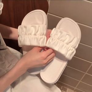 Zaman Now - Sandal Slop Wanita Karet Jelly Motif Serut / Sendal Jelly Serut / Sandal Motif Serut jelly Slip-On / Sandal Wanita