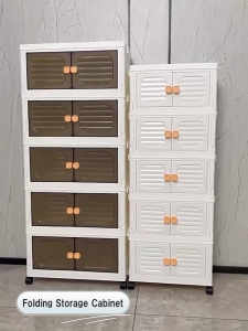 Childrens Toy Snack Pengering Pakaian Multipurpose Foldable&Stackable Storage Cabinet