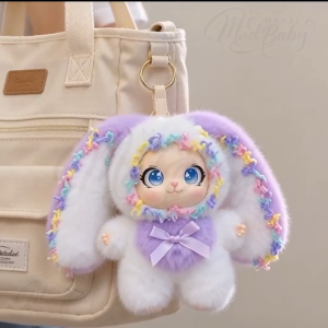 BUY 1 TAKE 1 Cute Bunny Big Ears With Lace Plush Toy fo Adorable Keychain Pendant Backpack Decoration Exquisite Doll Pendant for Bapa Adorable Keychain Gift COD Birthday / Valentine / Christmas Gifts
