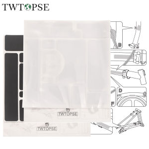TWTOPSE Bike Bicycle Protection Film For Brompton Folding Bike Bicycle Invisible Paint Scratch-resistant Sticker Frame Fork Protector 3SIXTY PIKES
