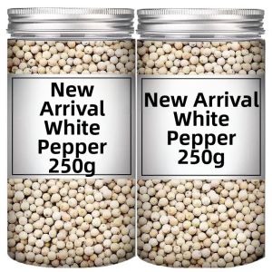 Groundable White Peppercorns Spice