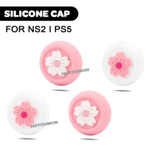 4PCS/Set Silicone Soft Thumb Grips Joystick Caps for NS2 Switch 2 Joycons Controller Analog Stick Cover Gaming Accessories