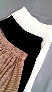 ROK PLISKET LIDI WANITA SUSUN RUFFLE KOSHIBO PREMIUM TEBAL FLOWY ROK PAYUNG TIDAK NERAWANG AESFASHION