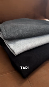 Kulot Rajut Wanita Premium - Celana Kulot Highwaist Knit Rib