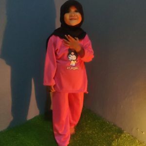 FTH - Baju Anak Sehari hari Set Anak Perempuan Motif Kuromi IV