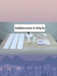 56 inch Ceiling Fan Heavy Duty with 3 Big Blades High Power Electric Fan 3 Speed ​​Adjustment For Living Room Warehouse Restaurant Store