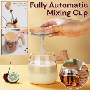 Electric Self Stirring Mug Automatic Glass Blender Self Mixing Mug Coffee Milk Mixing Cup Portable Glass Mug