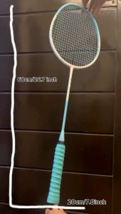 SALYWEE 2Pcs T800 Stringed Racket & 5U G5 Badminton Set