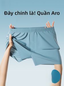 MiiOW | Quần lót nam Ice Silk không đường may thoáng khí mùa hè 2025 Quần lót nam cạp vừa lưng quần lót nam mùa hè thoáng khí