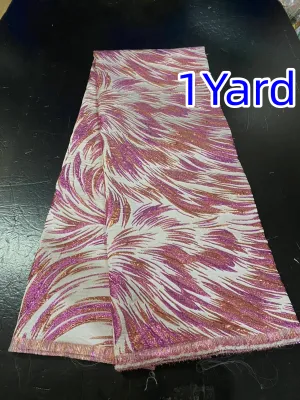 SJD LACE French Brocade Lace Fabric 1 Yard 2026 New African Sequins Net Nigerian Beaded Mesh Lace for Sewing Women Party Dresses