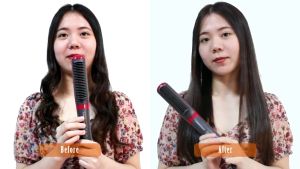 Catokan Sisir Pelurus Rambut Tahan Lama Permanen Smoothing Hair Straightener ASL 908