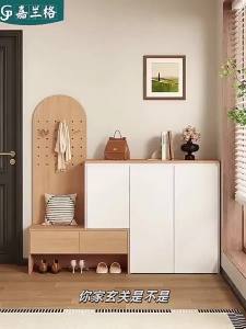 JIALANGE | Solid Wood Entryway Storage Bench