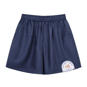 MADENGGONGZHUANG | Mens Linen-Like Casual Shorts Thin American Style