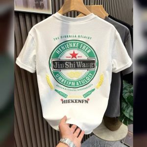 Summer New T Shirt Lelaki S-5XL Hip Hop Graphic Tee 100% Cotton T-shirt Men Round Neck T-shirt Baju