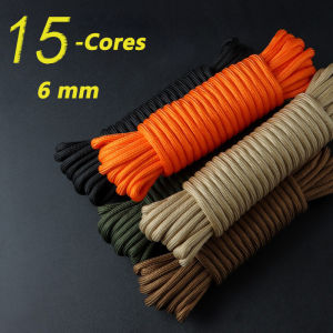 15 Stand Nylon Durable Rope Cores 6mm-10/31 MetersPerfect for LanyardsPicnicsCampingClotheslinesPet LeashesDIY Handmade