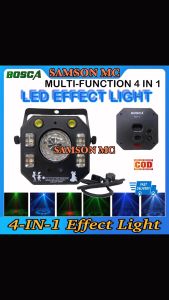 BOSCA Stage Light: 4-in-1 Multi-Function LED Effect Light