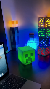 Đèn Creeper Minecra Đèn Nhân Vật Minecra Đèn Minecra Đèn Trò Chơi Minecra Đèn Trang Trí