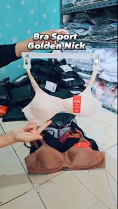 Bh Sport Golden Nick K 364 | Sport Bra Wanita Tanpa Kawat Busa Sedang
