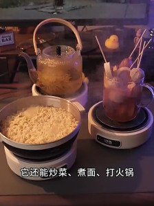 Portable foldable multifunctional raccoon electric cooker travel camping hot pot periuk elektrik 電煮鍋