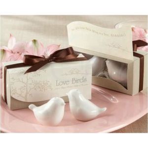 【BSL】MY Ready Stock Love Birds in the Window Salt & Pepper Shaker Door Gift Kahwin Doorgift Wedding Favor Party Favor Goodies Personalized and unique wedding souvenirs