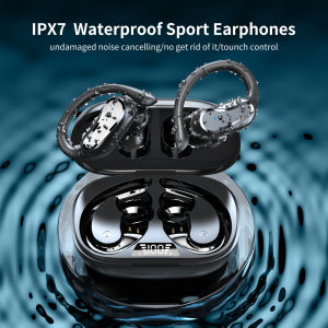 i27 IPX7 Waterproof wireless sports earbuds Bluetooth Stereo Earphones Noise Cancellation headphones LED Power Display Headset