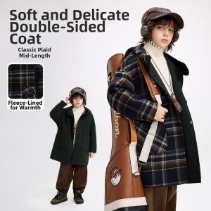 Ask Junior | Warm Double-Sided Childrens Coat