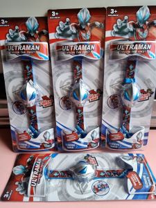Ultraman musik lampu jam tangan anak laki-laki