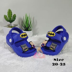 Sandal Anak Laki Laki Karakter Batman Tali Belakang