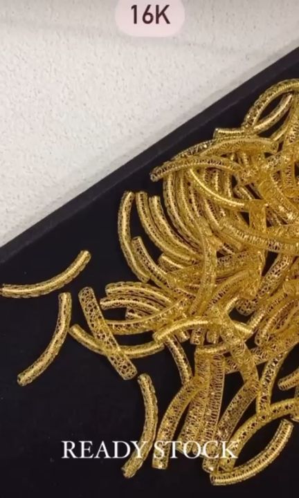 Charm pandora emas asli kadar 70 16k gelang dan liontin kalung