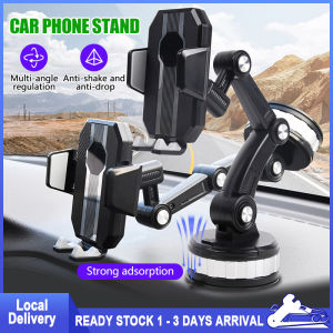 Car Phone Holder Universal Truck Large Extended Suction Cup Cell Phone Holder Stand Fixed Shockproof 360 ° Rotatable Car Mount Support