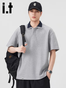 izzue | Trendy Short Sleeve Polo Shirt Male Thin Breathable Summer
