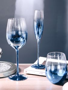 Bộ Cốc Vino Pha Lê Thủy Tinh Cao Cấp Hình Ngôi Sao Bầu Trời Dùng Tại Nhà Bộ Cốc Sâm Banh Champagne Sang Trọng Cho Tiệc Tùng