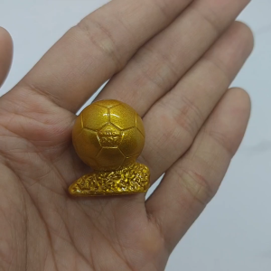 Piala trophy replika ballon dOr tinggi 3 cm