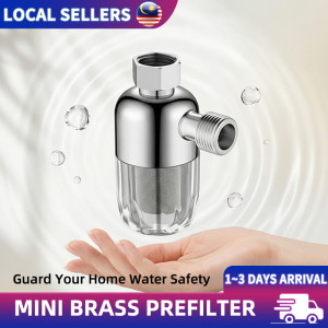 360° Rotating Detachable Angle Valve with 40 Micron Filter for Water Heater Washing Machine - Brass Pre-filter