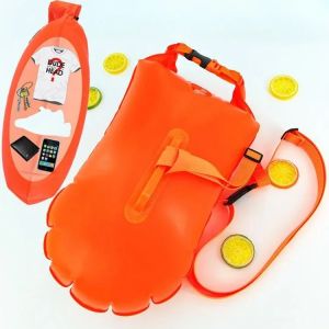 Túi Khô Bơm Hơi Hình Xô Dùng Cho Bơi Lội Chèo Thuyền Phao Bơi Thể Thao Dưới Nước Túi An Toàn Cho Phụ Kiện Hồ Bơi