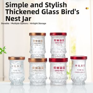 PANUBAN | Heat-Resistant Double-Sided Printed Glass Bottle for Birds Nest 50ml