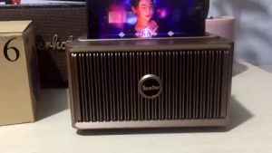 Loa Bluetooth  Vân gỗ thế hệ mới cao cấp V6 dáng cổ điển siêu bass trầm ấm mới 2023