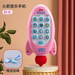 Kids Music Mobile Phone Simulation Toy Toddler Early Education Handphone baby teether Musical Lullaby Bilingual Toy Music Sound Machine For 1+ Years Old 宝宝中英文早教手机玩具