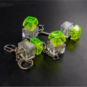 Keyboard Keyring Keycap Keychain Pendant Finger Toy Key Chain