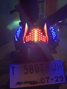 Paket Sultan Running Stoplamp Running sein 2 mode Beat Deluxe Gen 2 2024 8 mode dan 10 auto PNP warna Red Blue