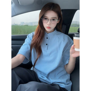 OUMULONG | Moisture Wicking Ice Silk 5/8 Sleeve T-shirt