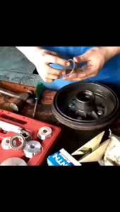 10 pieces wheel bearing remover bushing rubber sleeve pressing tool Auto repair auto protection