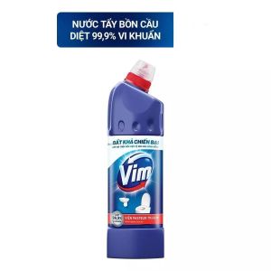 Nước tẩy bồn cầu Vim 900ml xanh diệt khuẩn sáng bóng